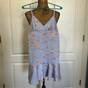 Urban Outfitters NWOT Minidress Floral Slip Dress Small